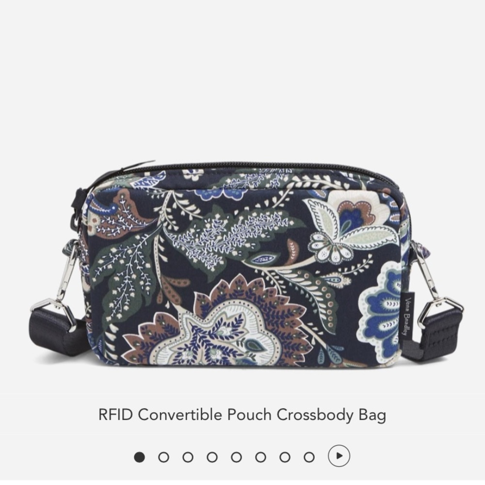 NWT - Vera Bradley RFID Convertible Crossbody